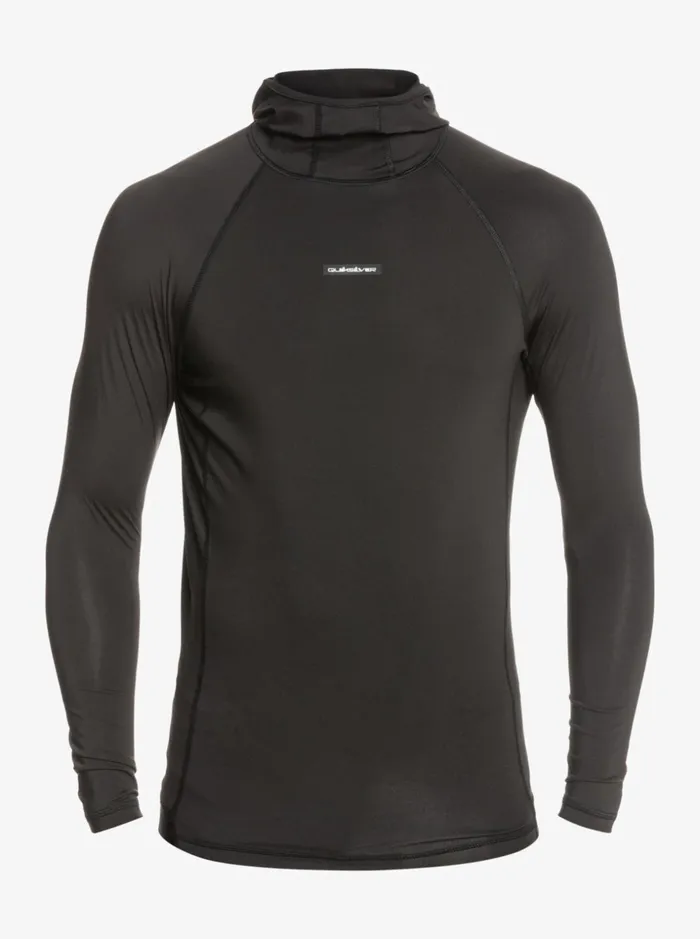 Men Quiksilver Rashguards Storm Tripper Long Sleeve UPF 50 Rashguard Black