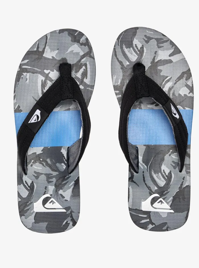 Men Quiksilver Sandals Molokai Layback Sandals For Men Blackblackgrey Men Quiksilver Sandals Molokai Layback Sandals For Men Blackblackgrey