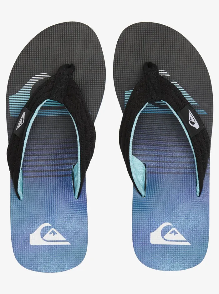 Men Quiksilver Sandals Molokai Layback Sandals For Men Blackgreenblue Men Quiksilver Sandals Molokai Layback Sandals For Men Blackgreenblue