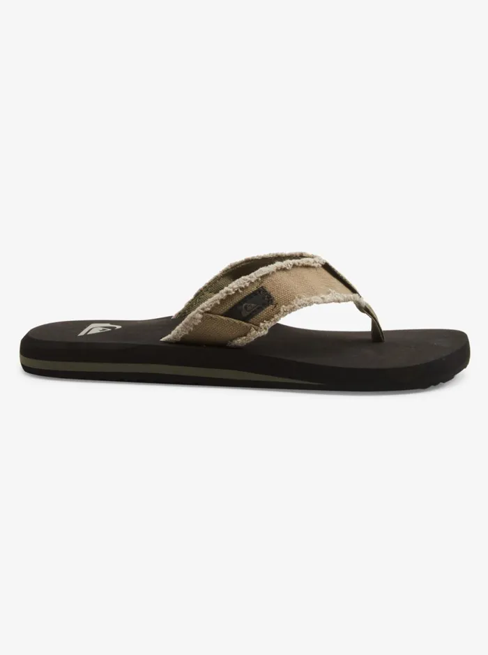 Men Quiksilver Sandals Monkey Abyss Sandals Greenblackbrown Men Quiksilver Sandals Monkey Abyss Sandals Greenblackbrown