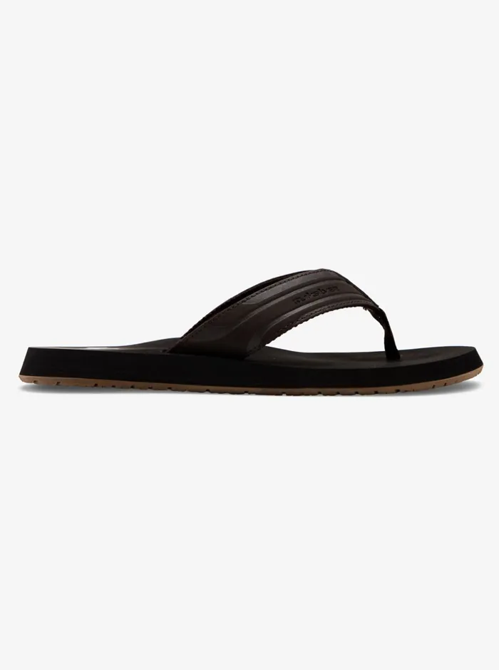 Men Quiksilver Sandals Monkey Wrench Sandals Brownblackbrown Men Quiksilver Sandals Monkey Wrench Sandals Brownblackbrown