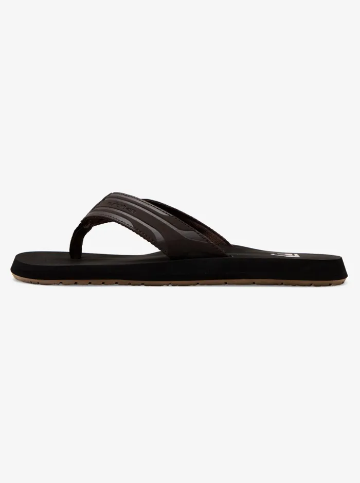 Men Quiksilver Sandals Monkey Wrench Sandals Brownblackbrown Men Quiksilver Sandals Monkey Wrench Sandals Brownblackbrown