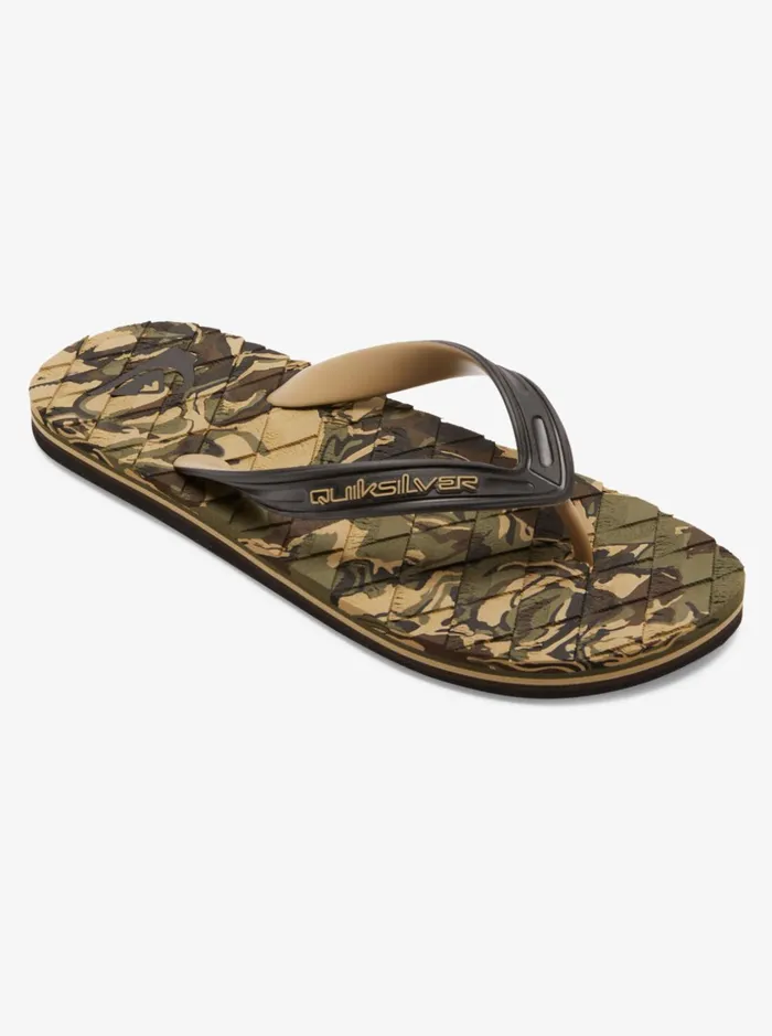 Men Quiksilver Sandals Oahuey Sandals Green 2