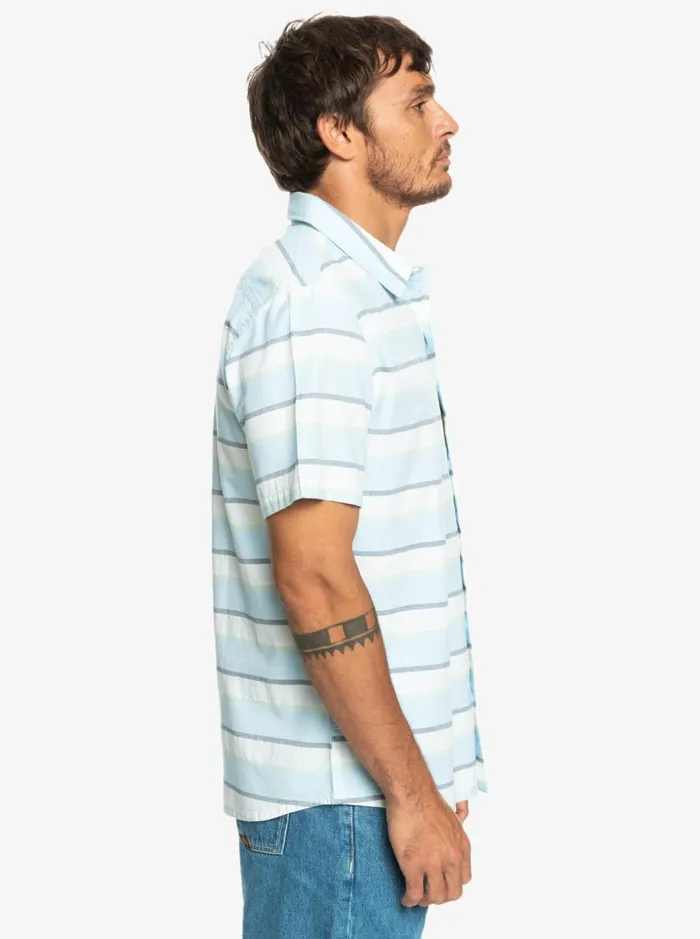 Men Quiksilver Shirts and Polos Cali Sunrise Short Sleeve Shirt White Cali Sunrise 231 Men Quiksilver Shirts and Polos Cali Sunrise Short Sleeve Shirt White Cali Sunrise 231