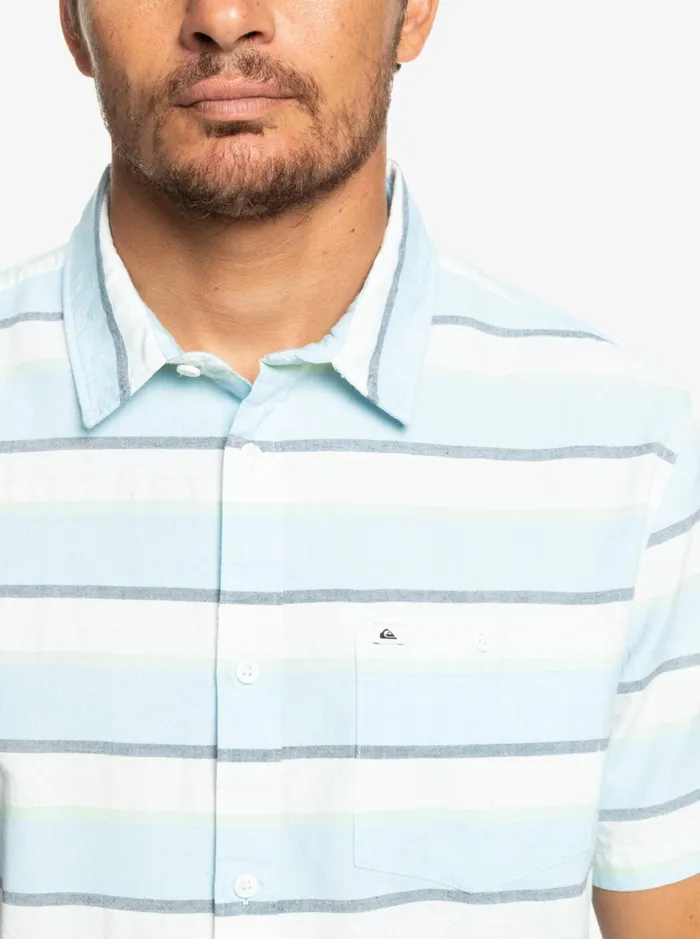 Men Quiksilver Shirts and Polos Cali Sunrise Short Sleeve Shirt White Cali Sunrise 231 Men Quiksilver Shirts and Polos Cali Sunrise Short Sleeve Shirt White Cali Sunrise 231