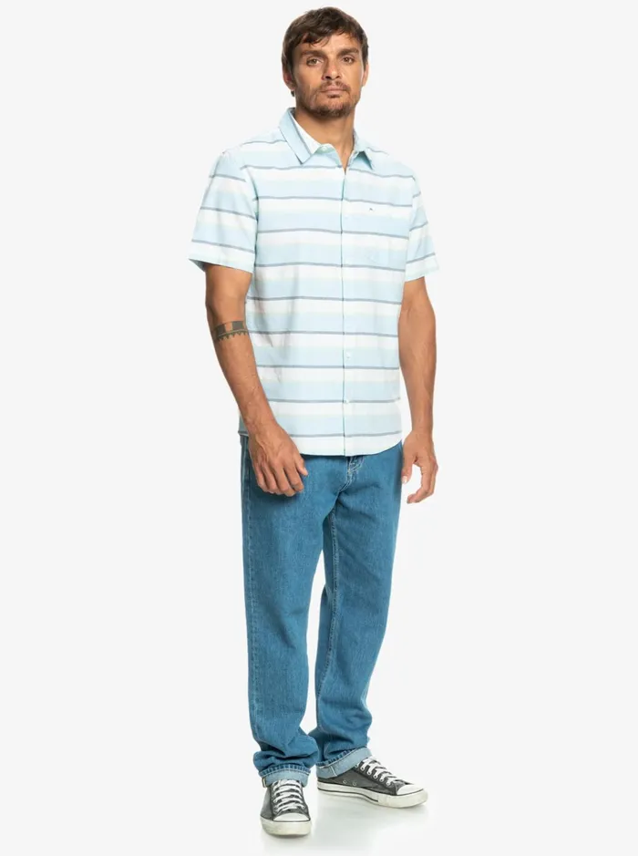 Men Quiksilver Shirts and Polos Cali Sunrise Short Sleeve Shirt White Cali Sunrise 231 Men Quiksilver Shirts and Polos Cali Sunrise Short Sleeve Shirt White Cali Sunrise 231