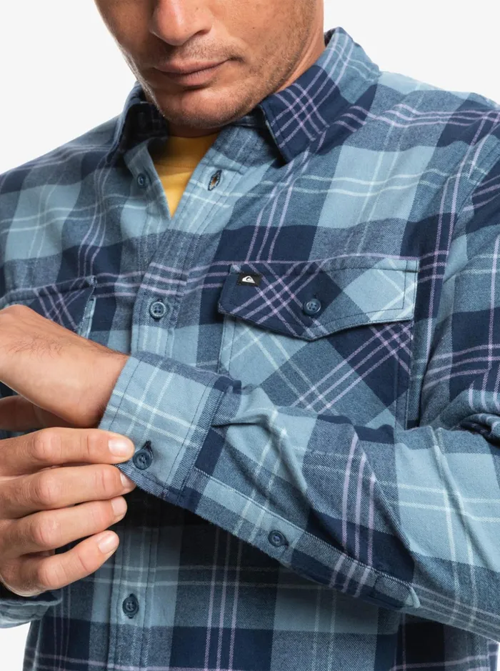 Men Quiksilver Shirts and Polos Harelaw Stretch Long Sleeve Shirt Provencial Blue Harelaw Men Quiksilver Shirts and Polos Harelaw Stretch Long Sleeve Shirt Provencial Blue Harelaw