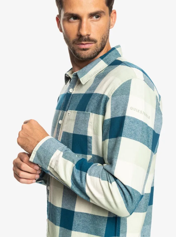 Men Quiksilver Shirts and Polos Motherfly Long Sleeve Flannel Shirt Desert Sage Motherfly Men Quiksilver Shirts and Polos Motherfly Long Sleeve Flannel Shirt Desert Sage Motherfly