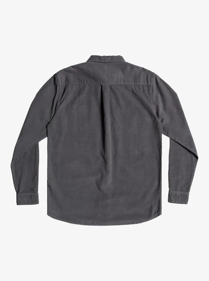 Men Quiksilver Shirts and Polos Smoke Trail Long Sleeve Shirt Iron Gate Men Quiksilver Shirts and Polos Smoke Trail Long Sleeve Shirt Iron Gate