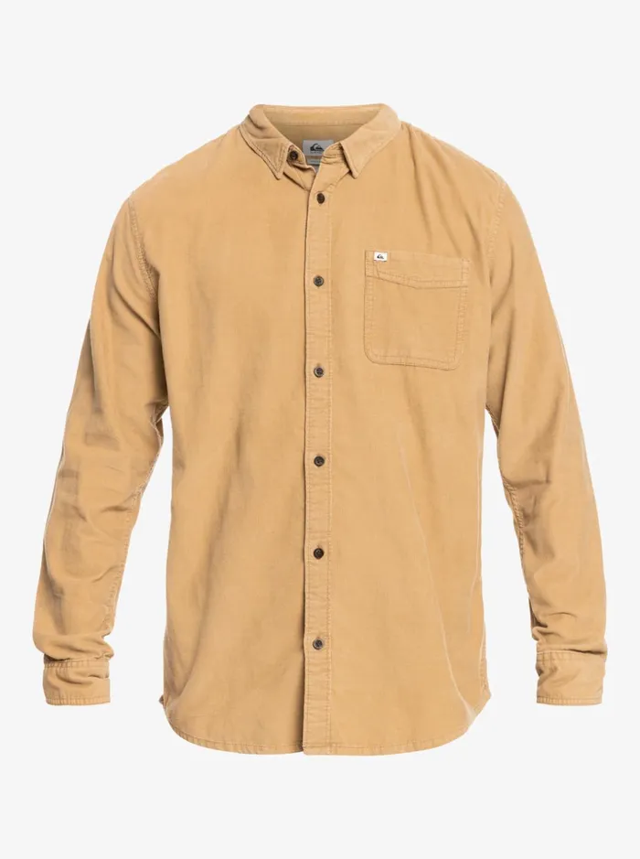 Men Quiksilver Shirts and Polos Smoke Trail Long Sleeve Shirt Tannin Men Quiksilver Shirts and Polos Smoke Trail Long Sleeve Shirt Tannin