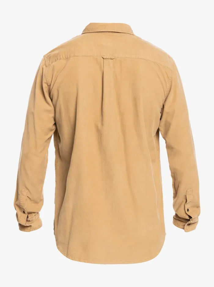 Men Quiksilver Shirts and Polos Smoke Trail Long Sleeve Shirt Tannin Men Quiksilver Shirts and Polos Smoke Trail Long Sleeve Shirt Tannin