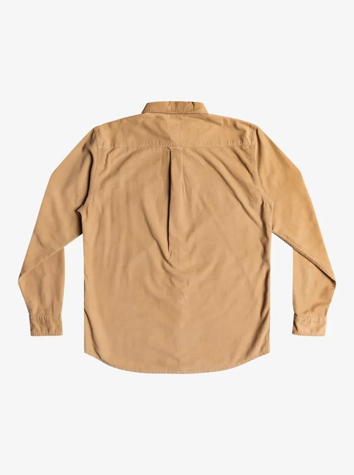 Men Quiksilver Shirts and Polos Smoke Trail Long Sleeve Shirt Tannin Men Quiksilver Shirts and Polos Smoke Trail Long Sleeve Shirt Tannin