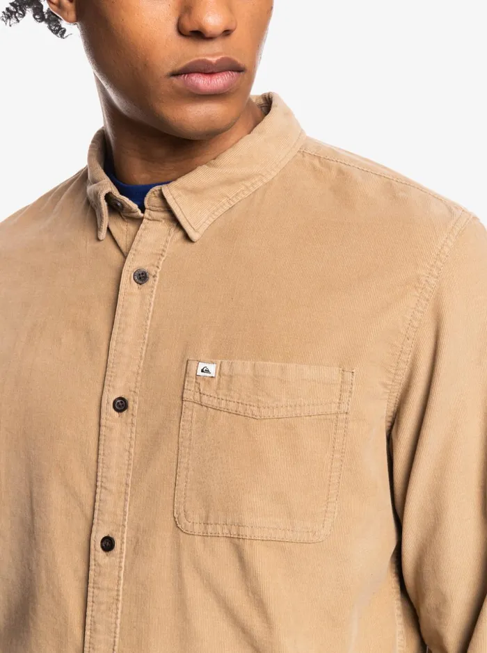 Men Quiksilver Shirts and Polos Smoke Trail Long Sleeve Shirt Tannin Men Quiksilver Shirts and Polos Smoke Trail Long Sleeve Shirt Tannin