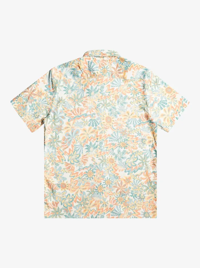 Men Quiksilver Shirts and Polos Surfadelica Short Sleeve Shirt Birch Surfadelica Men Quiksilver Shirts and Polos Surfadelica Short Sleeve Shirt Birch Surfadelica