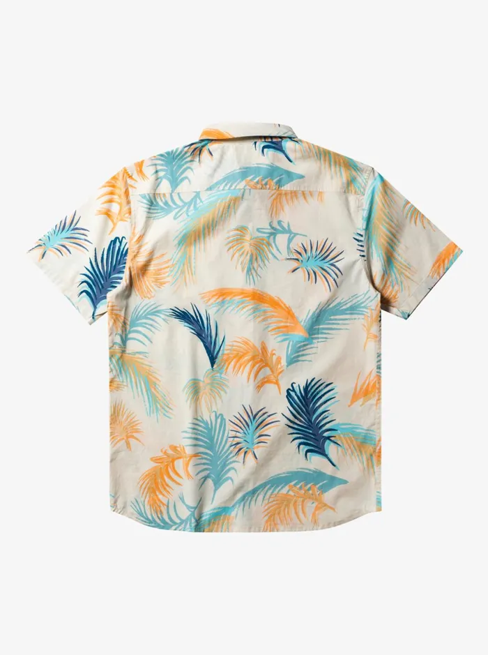 Men Quiksilver Shirts and Polos Tropical Glitch Short Sleeve Shirt Birch Tropical Glitch Men Quiksilver Shirts and Polos Tropical Glitch Short Sleeve Shirt Birch Tropical Glitch