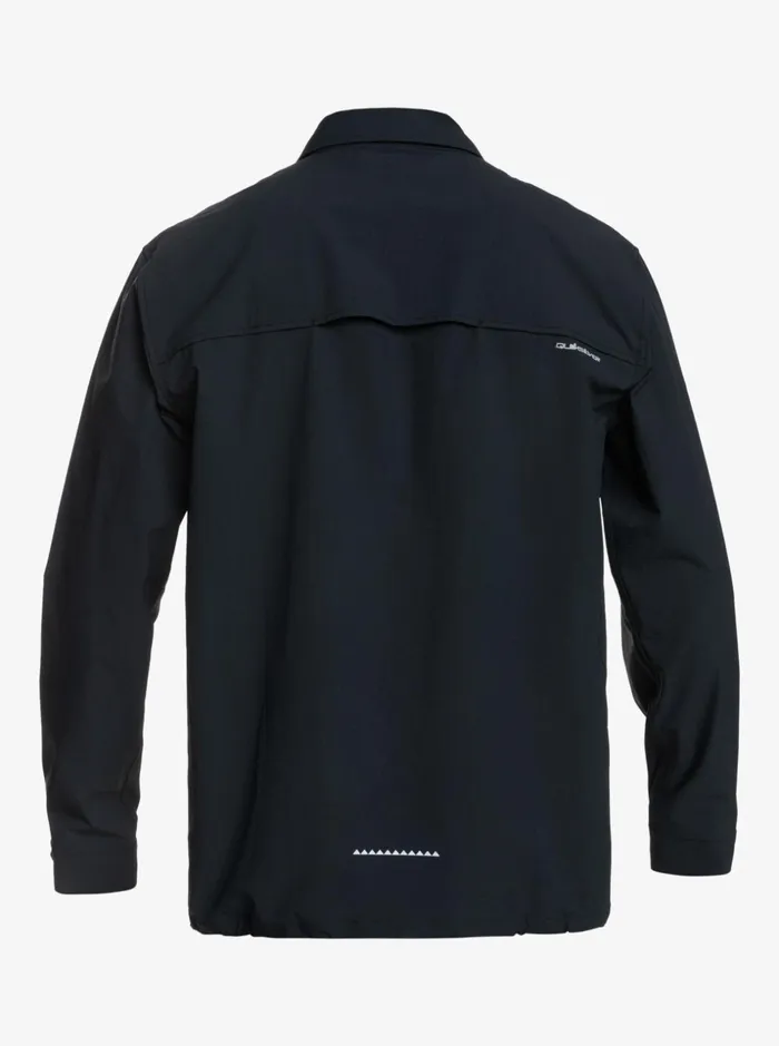 Men Quiksilver Shirts and Polos Under Sky Long Sleeve Shirt Black Men Quiksilver Shirts and Polos Under Sky Long Sleeve Shirt Black
