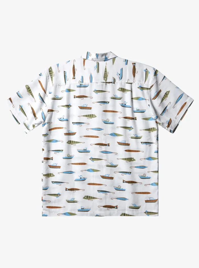 Men Quiksilver Shirts and Polos Waterman Drag Week Technical Short Sleeve Shirt Tea Drag Week W Men Quiksilver Shirts and Polos Waterman Drag Week Technical Short Sleeve Shirt Tea Drag Week W