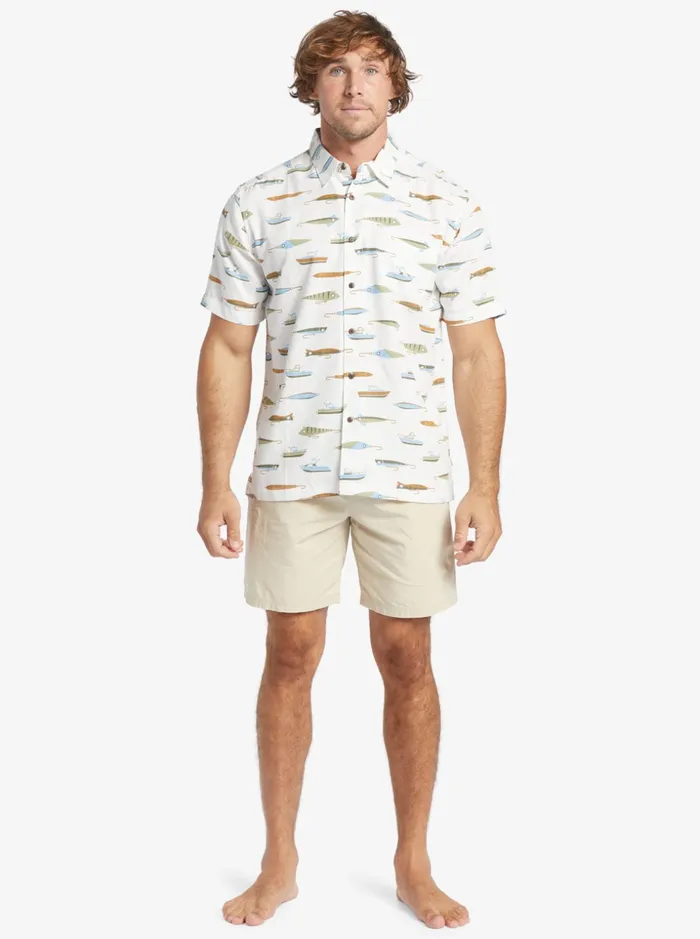 Men Quiksilver Shirts and Polos Waterman Drag Week Technical Short Sleeve Shirt Tea Drag Week W Men Quiksilver Shirts and Polos Waterman Drag Week Technical Short Sleeve Shirt Tea Drag Week W