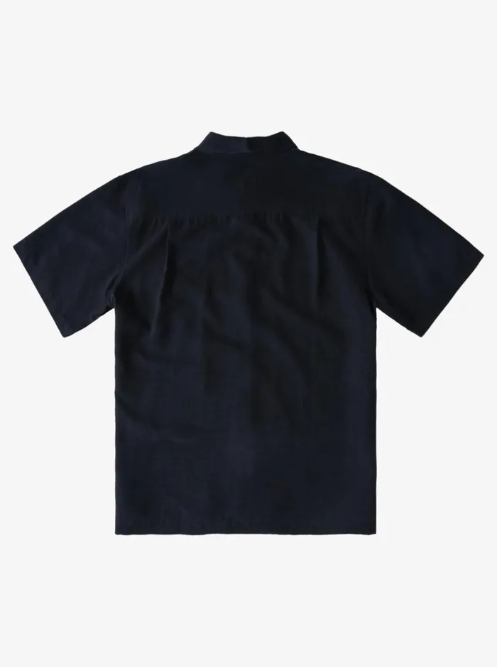 Men Quiksilver Shirts and Polos Waterman Tahiti Palms Premium AntiWrinkle Shirt Black Men Quiksilver Shirts and Polos Waterman Tahiti Palms Premium AntiWrinkle Shirt Black