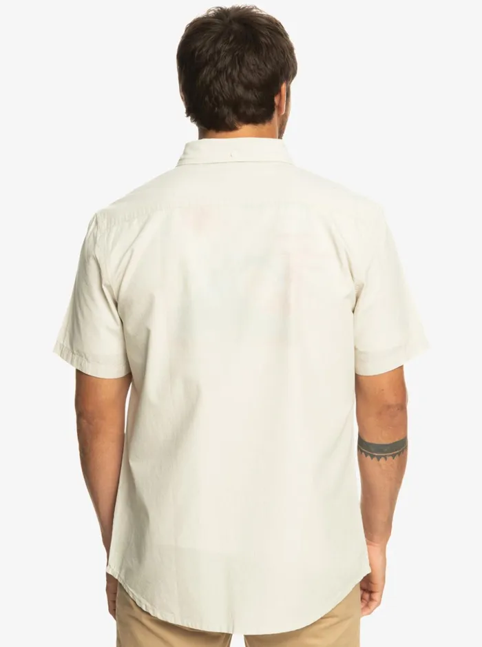Men Quiksilver Shirts and Polos Winfall Short Sleeve Shirt Plaza Taupe Men Quiksilver Shirts and Polos Winfall Short Sleeve Shirt Plaza Taupe