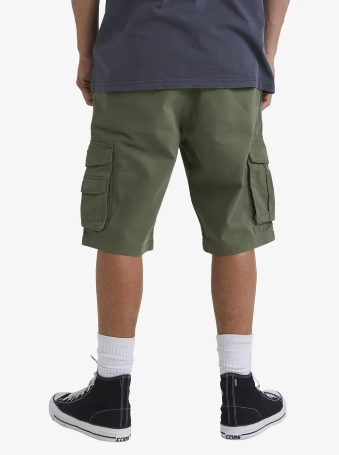 Men Quiksilver Shorts and Amphibians Crucial Battle Cargo Shorts For Men Four Leaf Clover Men Quiksilver Shorts and Amphibians Crucial Battle Cargo Shorts For Men Four Leaf Clover