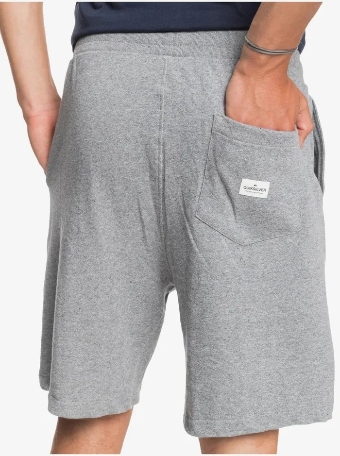 Men Quiksilver Shorts and Amphibians Essentials 19034 Organic Sweatshorts Light Grey Heather Men Quiksilver Shorts and Amphibians Essentials 19034 Organic Sweatshorts Light Grey Heather