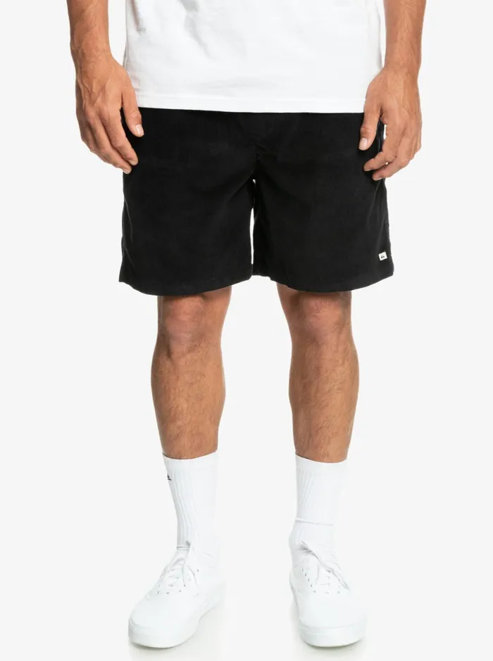 Men Quiksilver Shorts and Amphibians Taxer Cord Shorts Black Men Quiksilver Shorts and Amphibians Taxer Cord Shorts Black