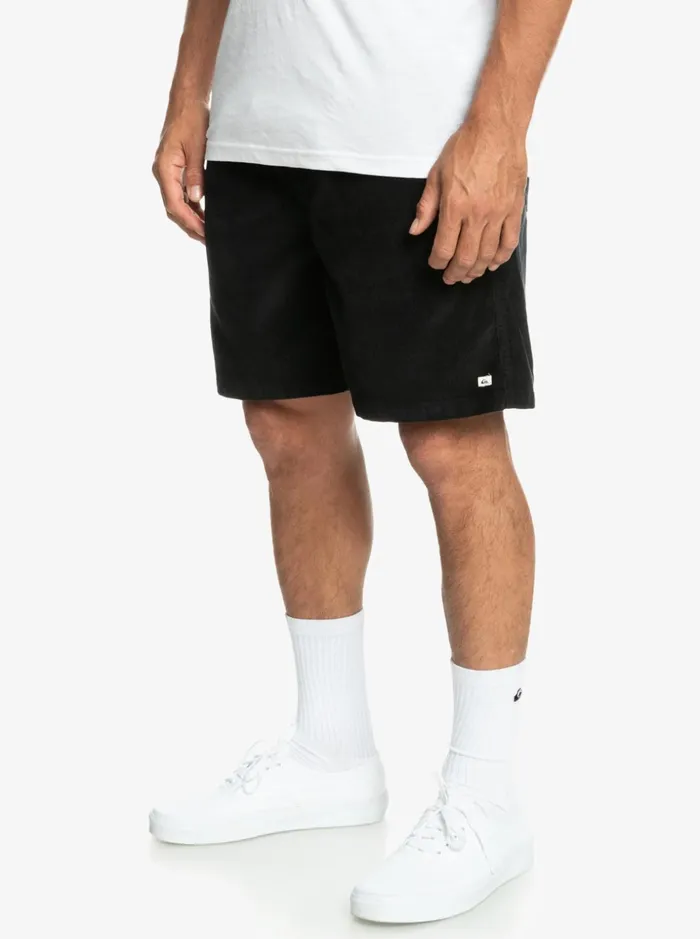 Men Quiksilver Shorts and Amphibians Taxer Cord Shorts Black Men Quiksilver Shorts and Amphibians Taxer Cord Shorts Black