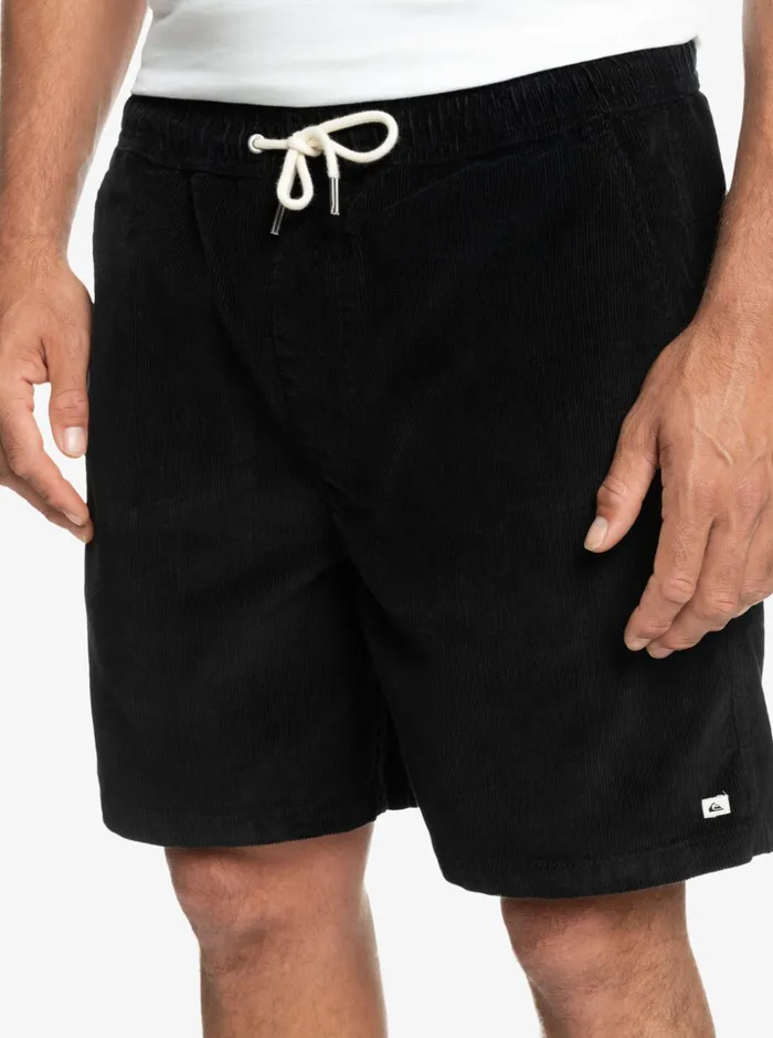 Men Quiksilver Shorts and Amphibians Taxer Cord Shorts Black Men Quiksilver Shorts and Amphibians Taxer Cord Shorts Black