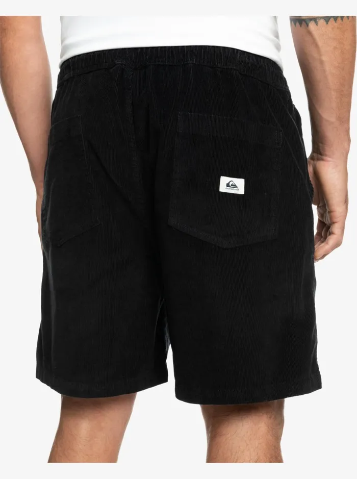 Men Quiksilver Shorts and Amphibians Taxer Cord Shorts Black Men Quiksilver Shorts and Amphibians Taxer Cord Shorts Black