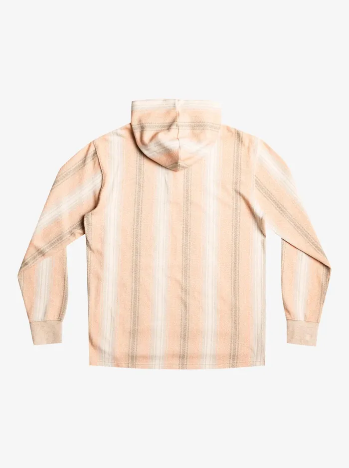 Men Quiksilver Sweatshirts and Hoodies Baja Henley Hoodie Praline Baja Stripe Men Quiksilver Sweatshirts and Hoodies Baja Henley Hoodie Praline Baja Stripe