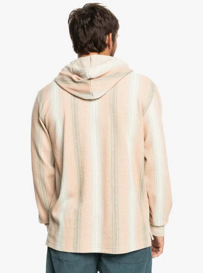Men Quiksilver Sweatshirts and Hoodies Baja Henley Hoodie Praline Baja Stripe Men Quiksilver Sweatshirts and Hoodies Baja Henley Hoodie Praline Baja Stripe