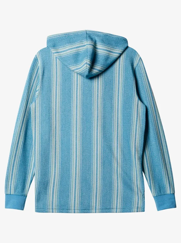 Men Quiksilver Sweatshirts and Hoodies Baja Henley Hoodie Seaport Baja Vertical Men Quiksilver Sweatshirts and Hoodies Baja Henley Hoodie Seaport Baja Vertical