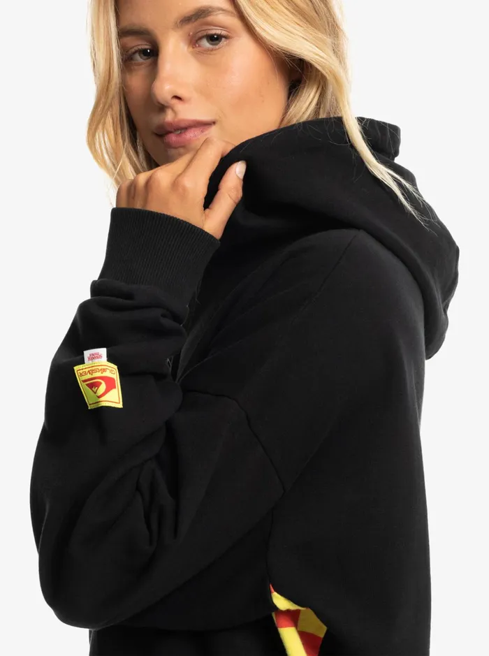 Men Quiksilver Sweatshirts and Hoodies Quiksilver X Stranger Things Surfer Boy Hoodie Black Men Quiksilver Sweatshirts and Hoodies Quiksilver X Stranger Things Surfer Boy Hoodie Black