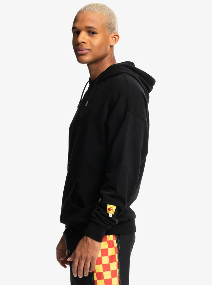 Men Quiksilver Sweatshirts and Hoodies Quiksilver X Stranger Things Surfer Boy Hoodie Black Men Quiksilver Sweatshirts and Hoodies Quiksilver X Stranger Things Surfer Boy Hoodie Black