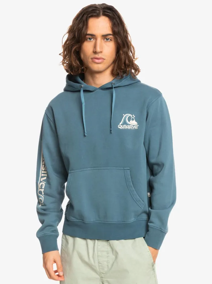 Men Quiksilver Sweatshirts and Hoodies Sweet As Slab Fleece Top Provencial Men Quiksilver Sweatshirts and Hoodies Sweet As Slab Fleece Top Provencial