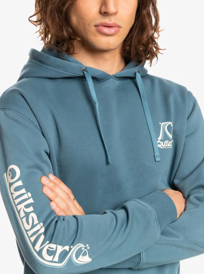 Men Quiksilver Sweatshirts and Hoodies Sweet As Slab Fleece Top Provencial Men Quiksilver Sweatshirts and Hoodies Sweet As Slab Fleece Top Provencial