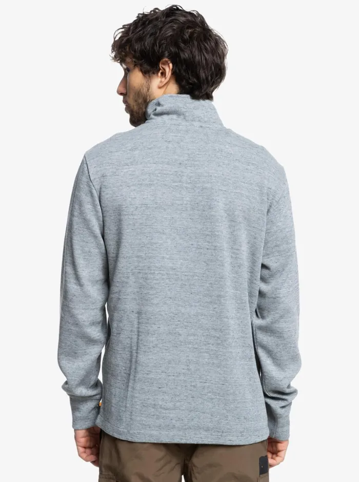Men Quiksilver Sweatshirts and Hoodies Waterman Pointsurf Zip Mock Neck Sweatshirt Light Grey Heather Men Quiksilver Sweatshirts and Hoodies Waterman Pointsurf Zip Mock Neck Sweatshirt Light Grey Heather