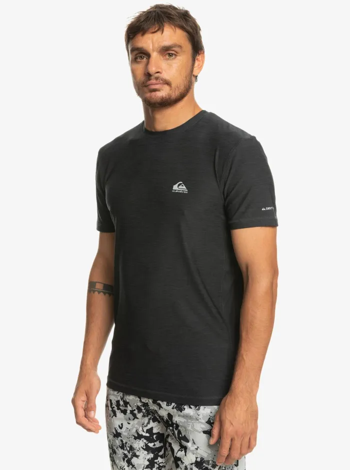Men Quiksilver Tees Coast Runner TShirt Phantom Heather Men Quiksilver Tees Coast Runner TShirt Phantom Heather