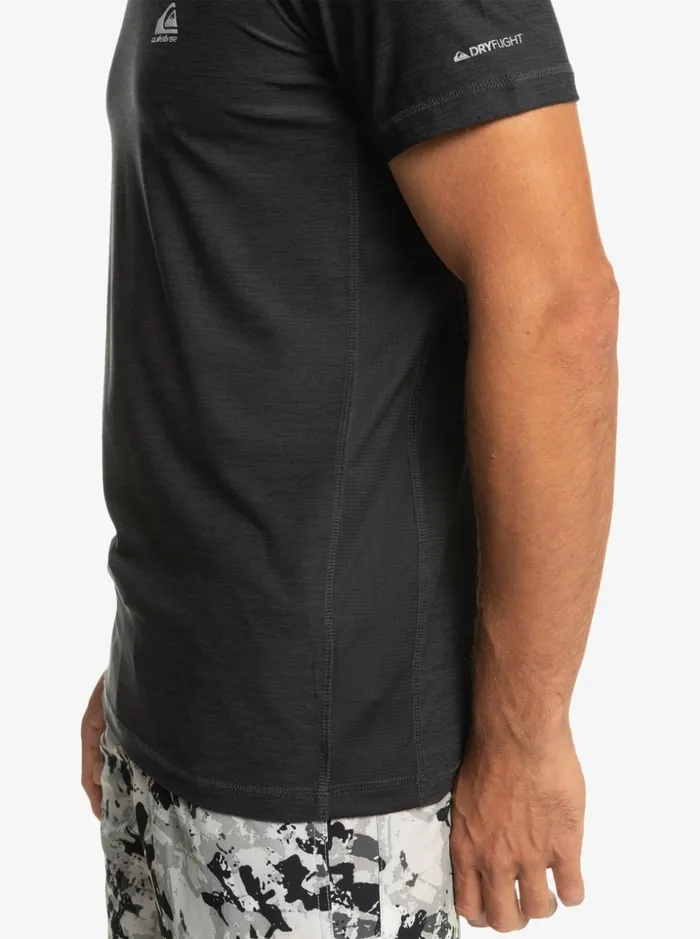 Men Quiksilver Tees Coast Runner TShirt Phantom Heather Men Quiksilver Tees Coast Runner TShirt Phantom Heather