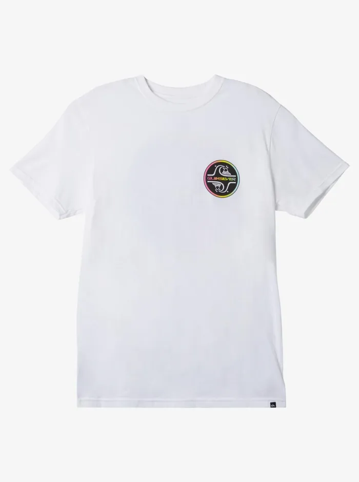 Men Quiksilver Tees Core Bubble Tshirt White