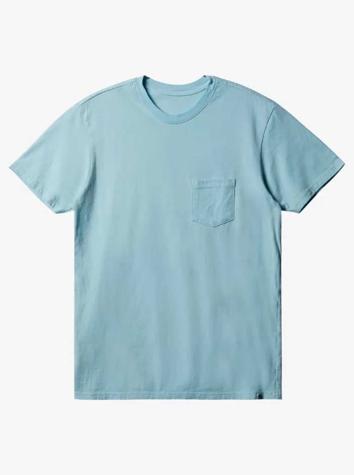 Men Quiksilver Tees Everyday Pocket TShirt Beach Glass