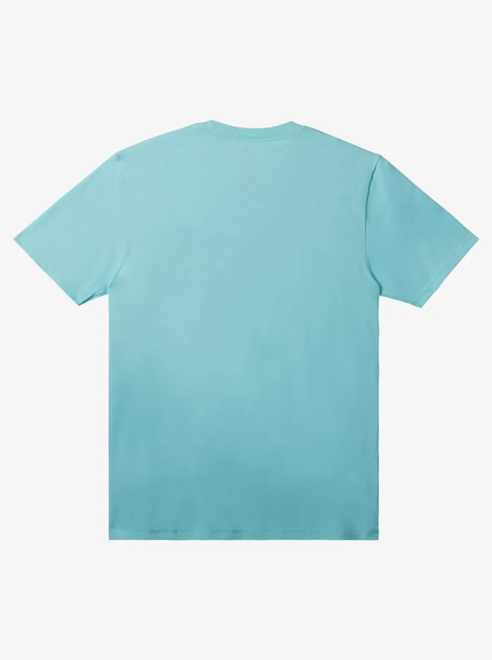 Men Quiksilver Tees Mw Mini Logo Tshirt Angel Blue Men Quiksilver Tees Mw Mini Logo Tshirt Angel Blue