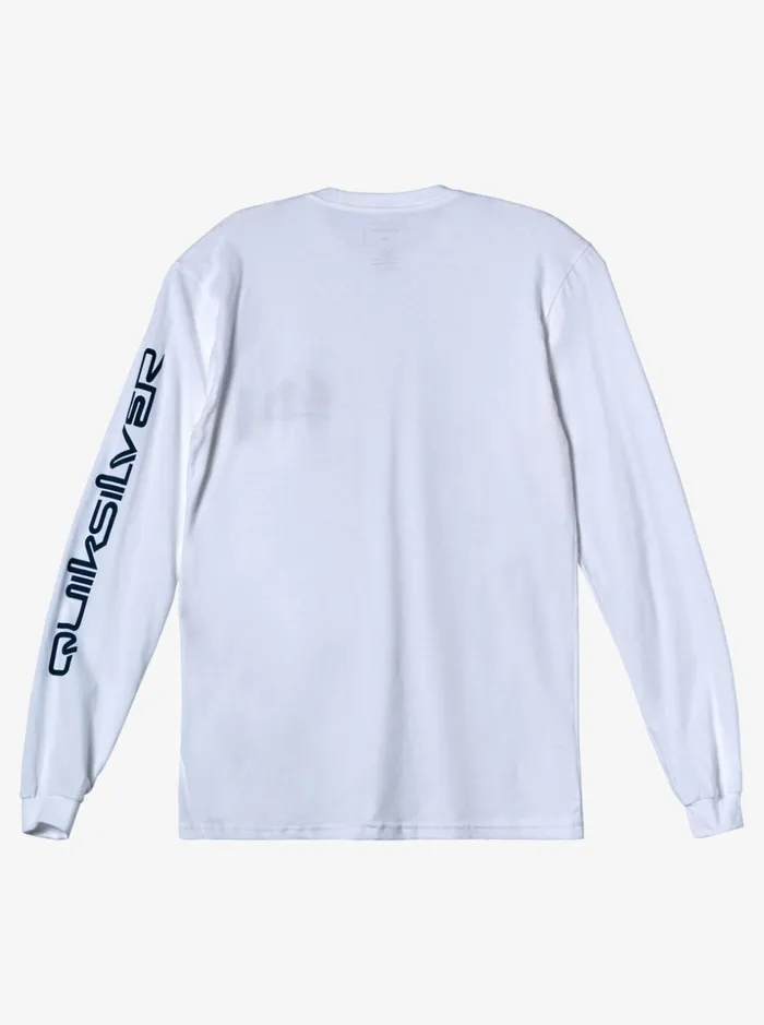 Men Quiksilver Tees Omni Logo Tshirt White Men Quiksilver Tees Omni Logo Tshirt White