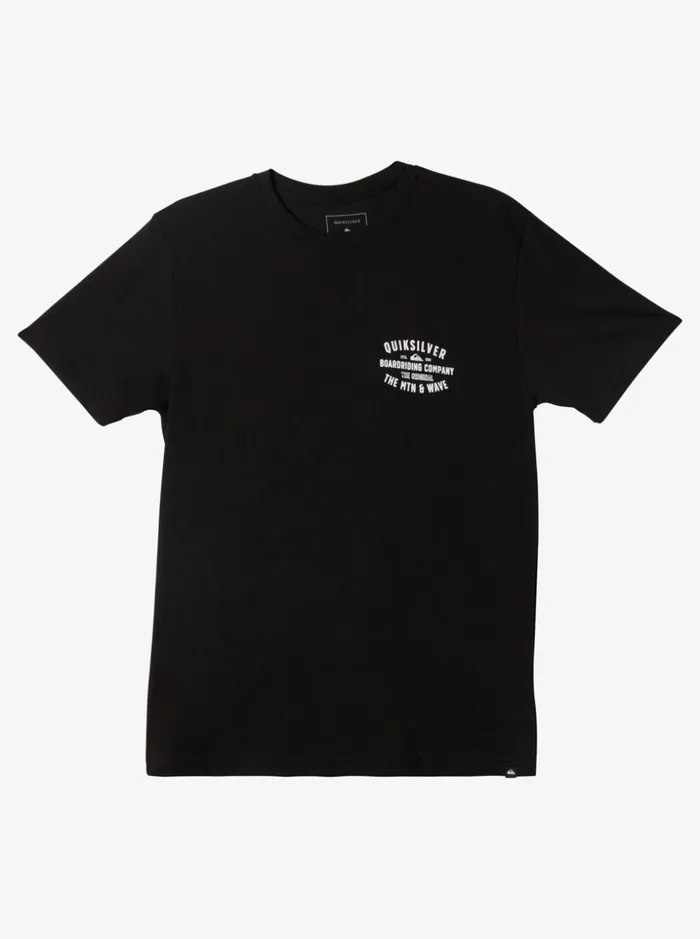 Men Quiksilver Tees QS Surf Lockup Tshirt Black