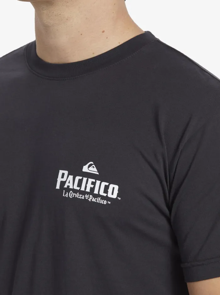 Men Quiksilver Tees Quiksilver X Pacifico Scenic Vibes TShirt Tarmac