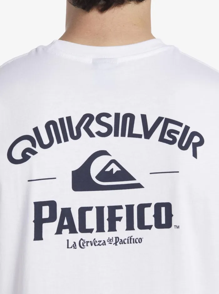 Men Quiksilver Tees Quiksilver X Pacifico Straight Shooter Tank White