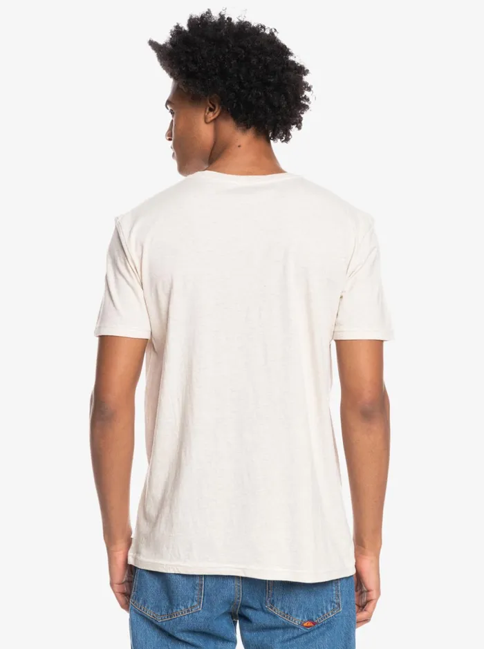 Men Quiksilver Tees Scenic Recovery TShirt Birch Heather Men Quiksilver Tees Scenic Recovery TShirt Birch Heather