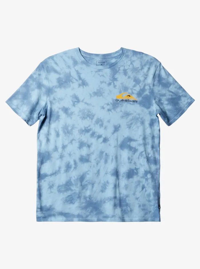 Men Quiksilver Tees Slow Dive TShirt Faded Denim