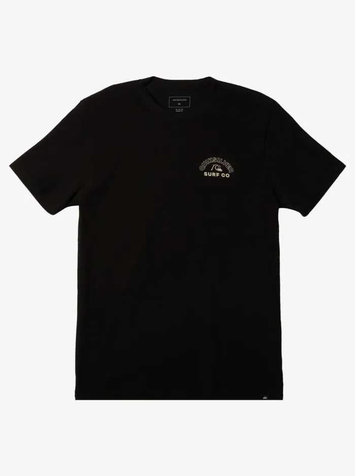 Men Quiksilver Tees Timeless Spin TShirt Black